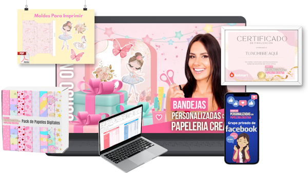 paquete completo curso bandejas personalizadas