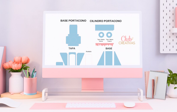 descargar 25 moldes de flores de papel png cricut cameo