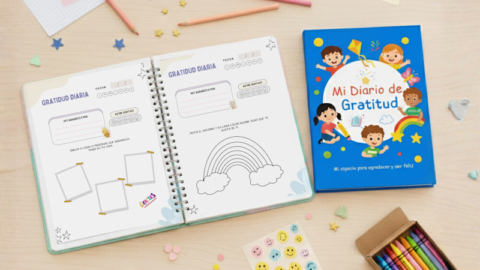Diario de Gratitud en 5 Minutos para Niños y Niñas – PDF Imprimible ...