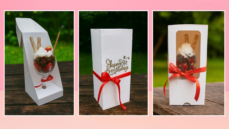 Wine Glass Dessert Gift Box Templates - pictures-800-jpg proyectos moldes flores papel bouquet caja regalo