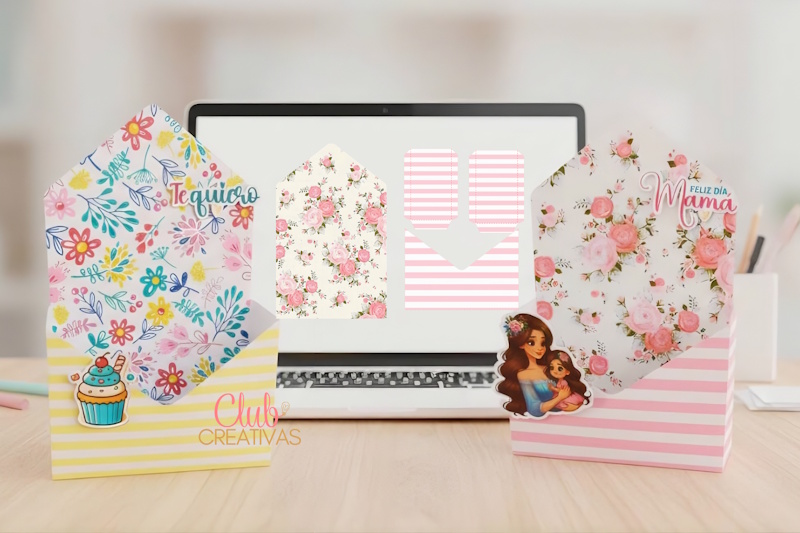 descargar 25 moldes de flores de papel png cricut cameo