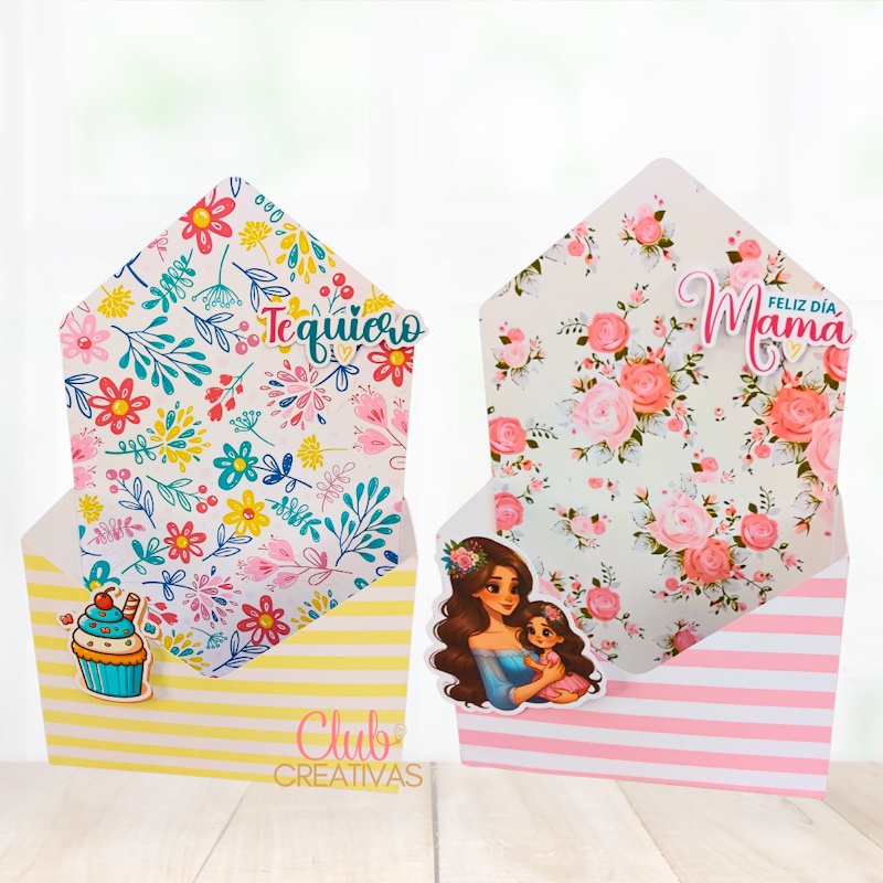 plantillas caja dúo 2 e 1 para flores café postres