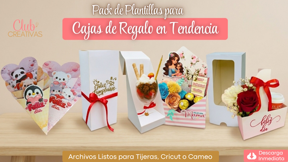 Pack digital descargar moldes de flores en papel pri